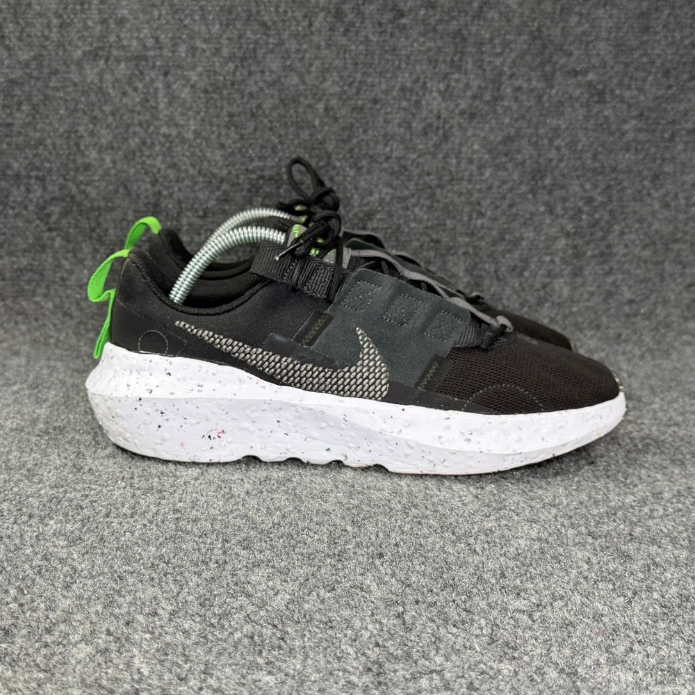 Nike Crater Impact Running Shoe Men 9 Black White Athletic Run Training Sneakers